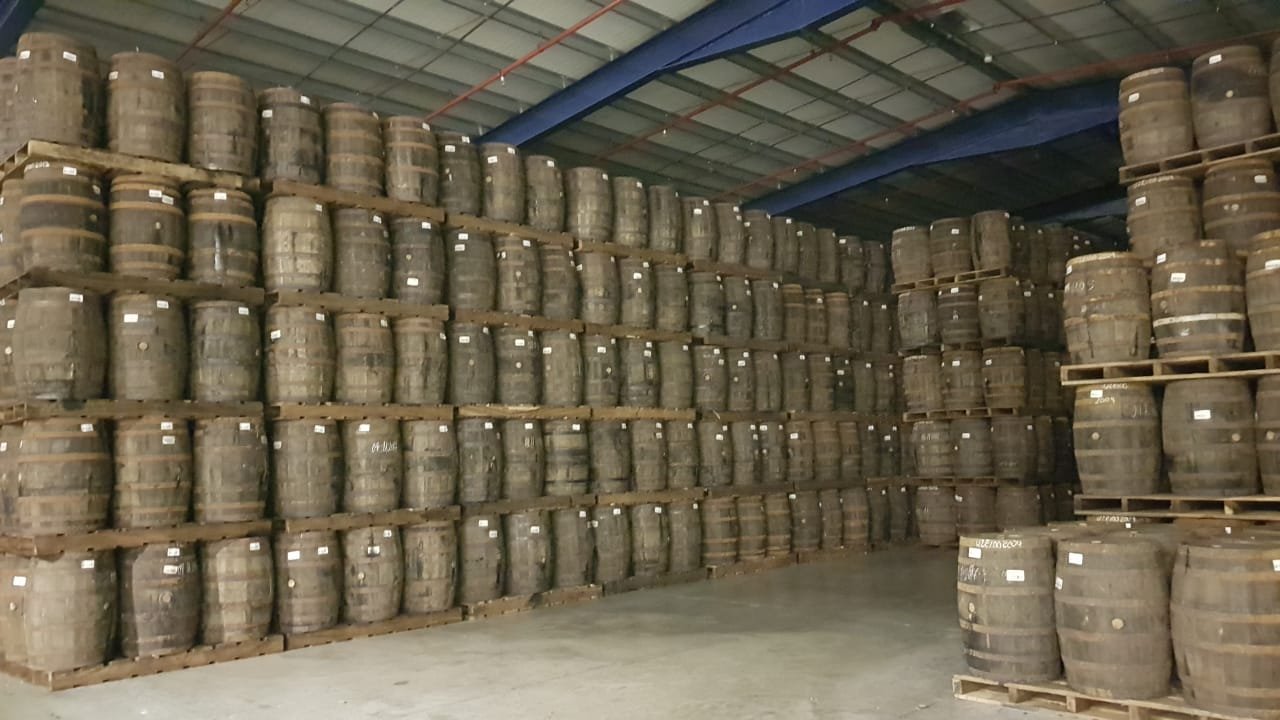 Aloha Brands barrel aging